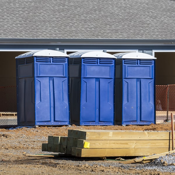 are there any restrictions on where i can place the porta potties during my rental period in Westmere New York